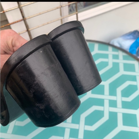 Rag & Bone Slide Paige Sandals Crisscross Black Block Heel SZ 37  $485 - Picture 3 of 6